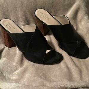 Cole Haan block mule heel